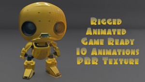 Stylized Robot Worker