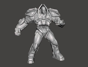 lex luthor 3d model for 3d printing 
