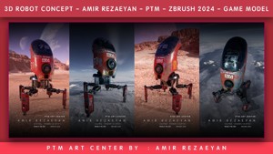 Crab Robot Concept PTM - Amir Rezaeyan