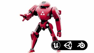 ANDROID IKAROUS Rigged for Unreal Engine - Unity - MIXAMO