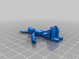 Print in Place Ragdollbot -V2 body with V1 head-