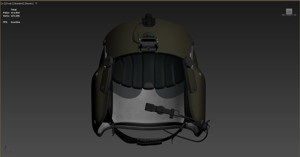 3D model of a helmet