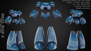 Mega man X Armor for Cosplay