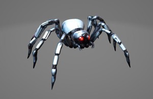 Cyberpunk Robot Spider