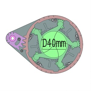 D40M5B-TY2 MECHANICAL MECHANISM FOR 3D PRINTING