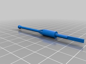 Antenna for 1978 TOBOR robot toy.