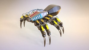 Mechanical robot spider v...