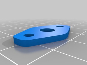 Bearing cover - robotdigg delta corners