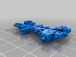 Mini Action figure (no weapons) REMIX OF CHANPONMAN'S DESIGN