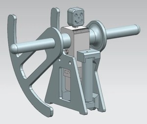 Flip walking robot