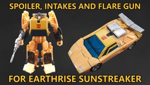 SPOILER AND INTAKES FOR EARTHRISE SUNSTREAKER