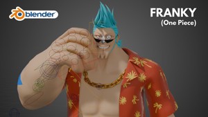 One Piece Franky Character Rig