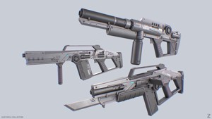 Scifi rifle collection