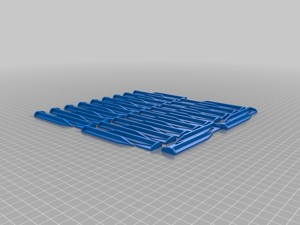 Quick to print nails for lawnmowers robots surface guiding wire