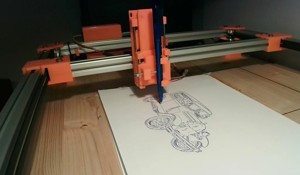 28byj-48 Z Axis Penholder / Toolholder for Drawbot