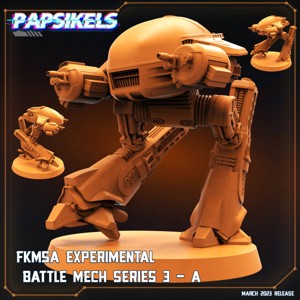 FKMSA EXPERIMENTAL BATTLE MECH SERIES 3 A