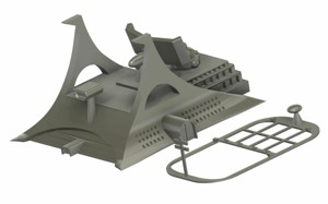 MAZINGER Z BASE PHOTOATOMIC RESEARCH INSTITUTE KIT