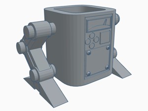 ROBOT-STYLE PENCIL HOLDER