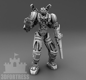  A robot with blades