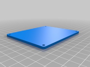 Arduino case with mounting flaps and lid 3.5" display