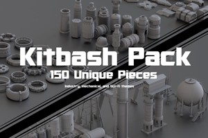 Kitbash Pack -150 PIECES