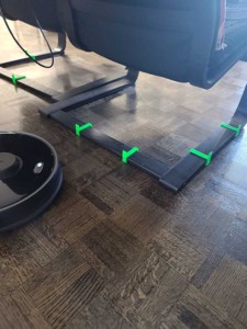 Robot vacuum stopper IKEA POANG chair