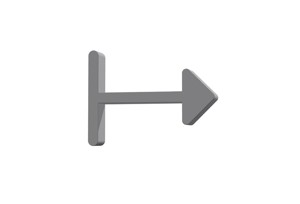 3d arrow alt from right