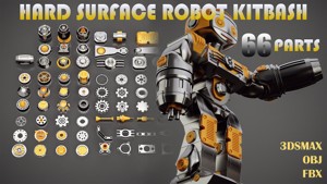 Hard Surface Robot Kitbash