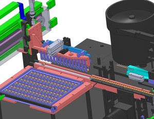 industrial 3D model Coil assembly machine