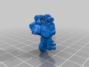 Hovering space dwarf robot
