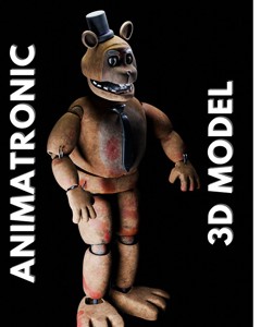 Bear Animatronic Rigged