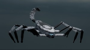 Mechanical Scorpion with Inverse Kinematics 