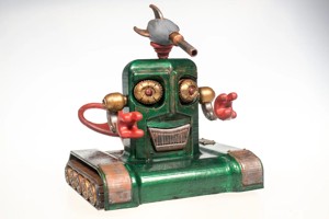 alfred the smiling vintage robot