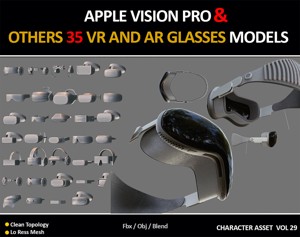 APPLE VISION PRO and 35 VR AND AR GLASSES MODELS