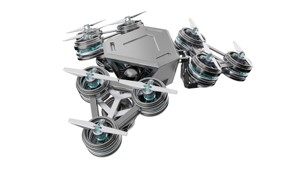 Futuristic Mech Drone