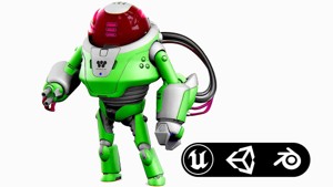 MINERAL PICKER BOT Rigged for Unreal Engine - Unity - MIXAMO