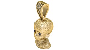 ROBOT CHARACTER PENDANT 3D-PRINTABLE MODEL