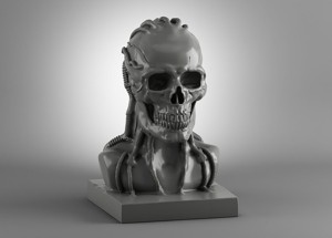 skull robot