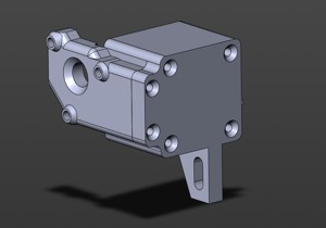 Robot vacuum blower mount for Ender 3 & Aquila