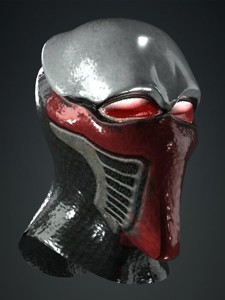 Robot Helmet Game Ready Vol 03 3D Model