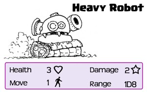 Tanks Versus Robots Boardgame figures