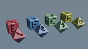 MOBILE FRAME ZERO THEMED 20MM DICE