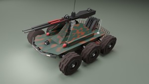 Machine gun robot-dron