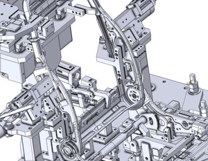 industrial 3D model Car seat welding jig