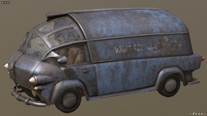 VAULT-TEC  car rust - after