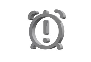 3d alarm exclamation icon 3d model