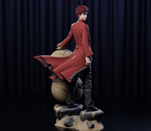 Gaara From Naruto 3D Print Model