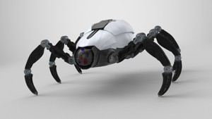 Sci-Fi Spider Rigged