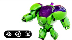 TOY BOT CYCLON B  Rigged for Unreal Engine - Unity - MIXAMO 