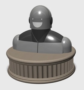 Bust of Punchbot